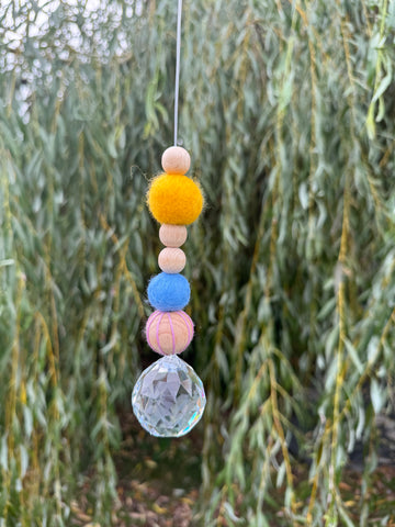 Suncatcher groß maisgelb